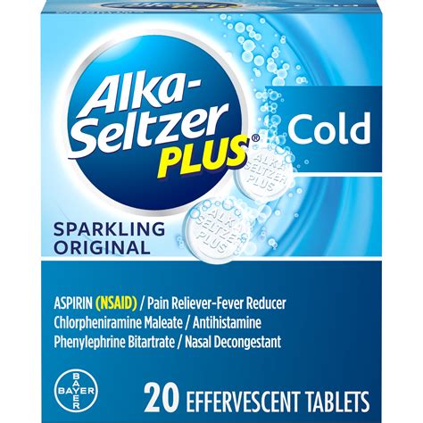 Alka-Seltzer Plus Cold & Cough Effervescent Tablets logo