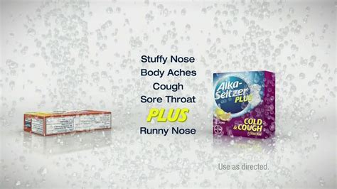 Alka-Seltzer Plus vs. DayQuil TV commercial - Runny Nose