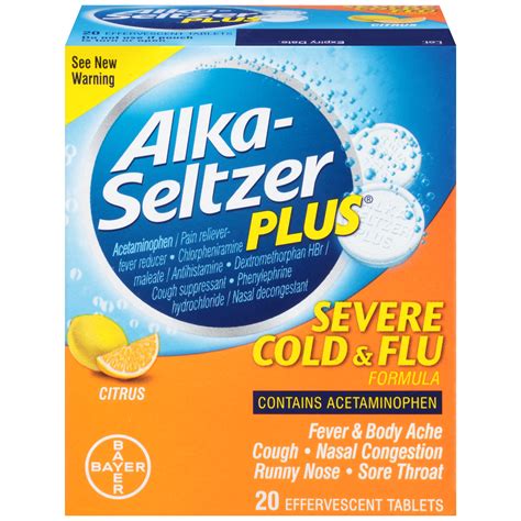 Alka-Seltzer Severe Cold & Flu commercials