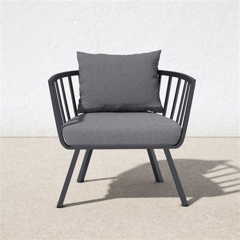 AllModern Montclaire Outdoor Patio Chair with Sunbrella Cushions