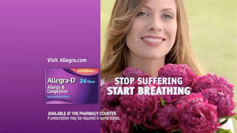 Allegra-D TV Spot, 'Stop Suffering, Start Breathing' featuring Tessa Farrell