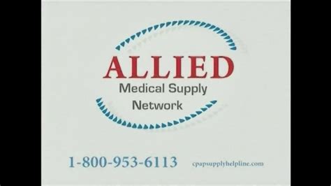 Allied Home Medical Supply Network TV Spot, 'CPAP and BiPAP' created for Allied Home Medical