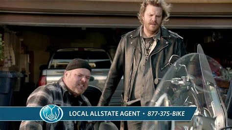 Allstate Genuine Parts Gurantee TV commercial - Back in the Saddle