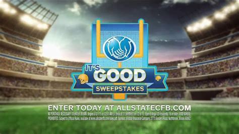 Allstate TV commercial - Its Good Sweeps