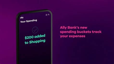 Ally Bank TV commercial - Spending Buckets Track Your Expenses