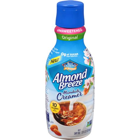 Almond Breeze Unsweetened Original Almondmilk Creamer logo