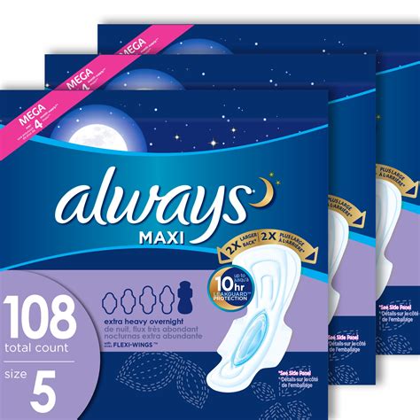 Always Maxi Overnight Pads commercials