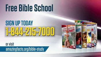 Amazing Facts Bookstore TV Spot, 'Free Bible School'