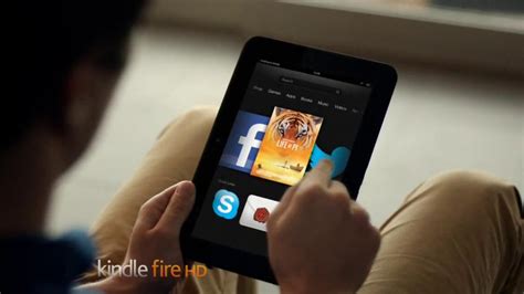 Amazon Kindle Fire HD TV commercial