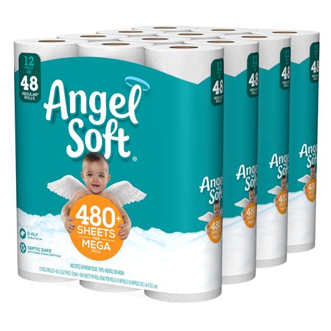 Angel Soft Toilet Paper Mega Rolls logo