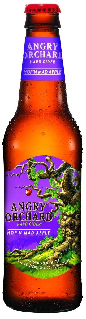 Angry Orchard Hop'N Mad Apple logo