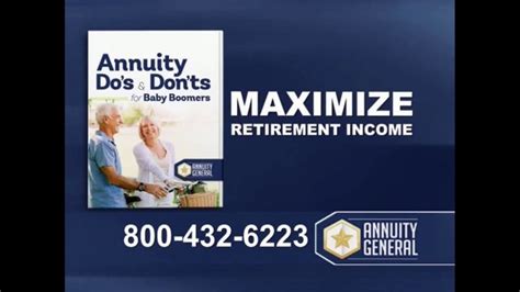Annuity General TV Spot, 'Maximize Retirement Income'