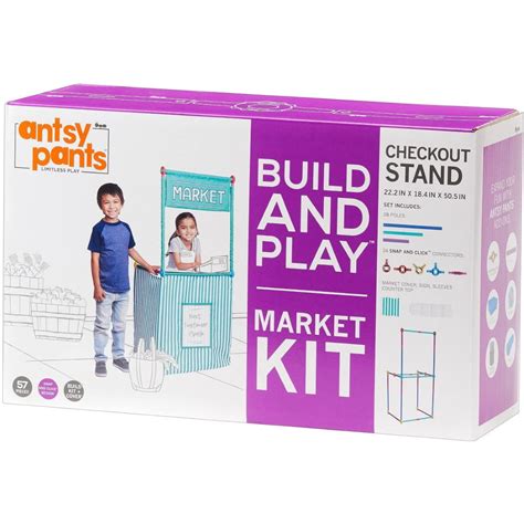 Antsy Pants Play Build and Play Market Kit - Checkout Stand