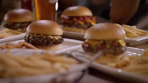 Applebees All-In Burger Meal Deal TV commercial - M&M Win Seared In