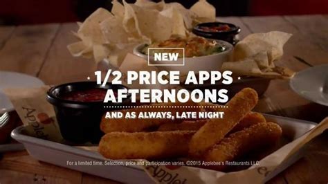 Applebee's Half Price Apps TV Spot, 'Favorite Apps Twice a Day'