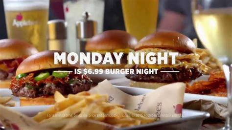 Applebees Monday Night Burger Night TV commercial - Look Forward to Mondays