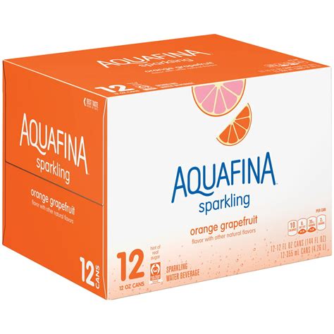 Aquafina Sparkling Orange Grapefruit logo