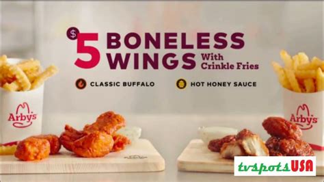 Arby's $5 Boneless Wings With Crinkle Fries TV Spot, 'Razzle Dazzle'