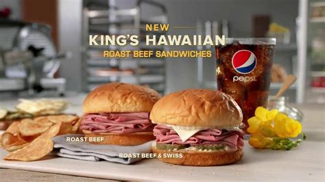 Arby's King's Hawaiian Roast Beef Sandwich TV Commercial Feat. Bo Dietl