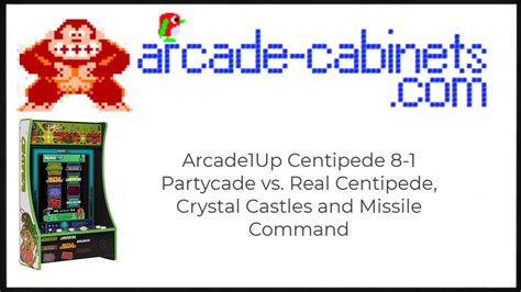 Arcade1Up Centipede, Millipede, Missile Command & Crystal Castles