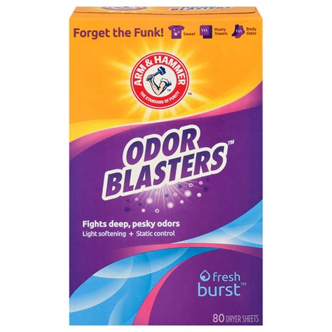Arm & Hammer Laundry Odor Blasters Fresh Burst Fabric Softener Dryer Sheets logo