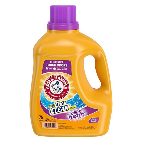 Arm & Hammer Laundry Plus OxiClean With Odor Blasters 3-in-1 Power Paks logo
