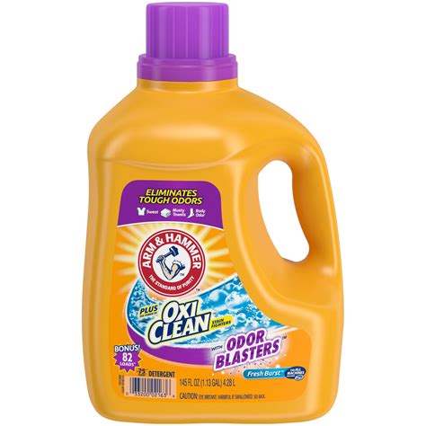 Arm & Hammer Laundry Plus OxiClean With Odor Blasters 5-in-1 Power Paks Fresh Burst commercials