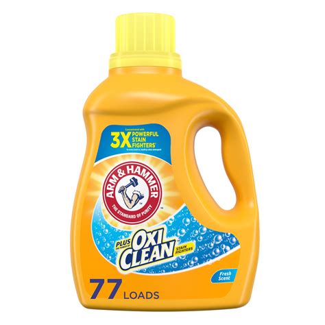 Arm & Hammer Laundry Plus Oxiclean Detergent - Fresh commercials