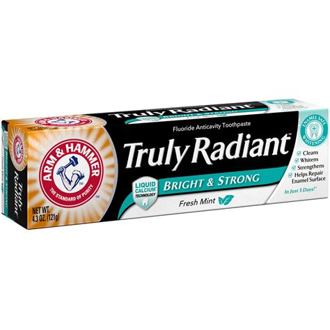 Arm & Hammer Oral Care Truly Radiant Bright & Strong logo