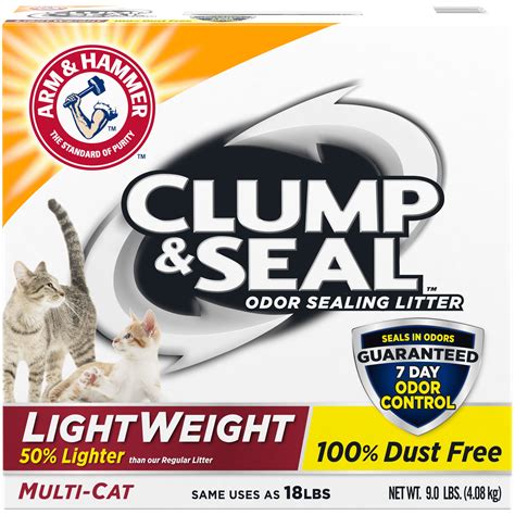Arm & Hammer Pet Care Clump & Seal AbsorbX Lightweight Multi-Cat Litter logo