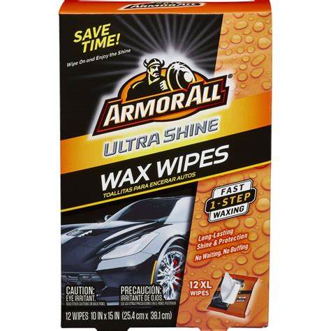Armor All Ultra Shine Wax Wipes logo