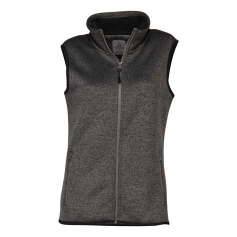Ascend Ladies' Bonded Sweater Fleece Vest logo