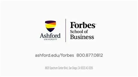 Ashford University Forbes School of Business TV Spot