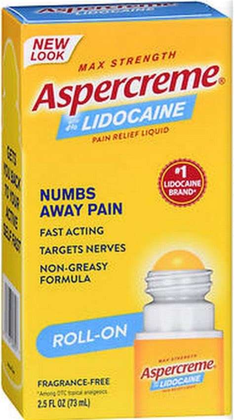 Aspercreme Lidocaine Roll-On logo