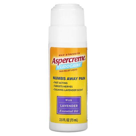 Aspercreme Max Strength With Lidocaine and Lavender Essential Oil