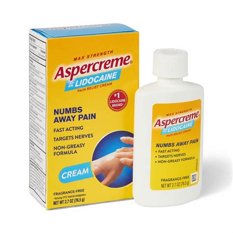 Aspercreme Pain Relieving Creme with Lidocaine commercials
