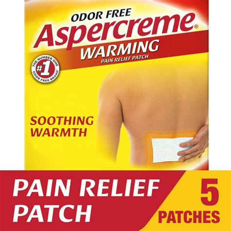 Aspercreme Warming Pain Relief Patch commercials