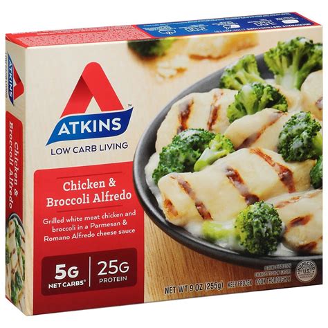Atkins Chicken & Broccoli Alfredo commercials