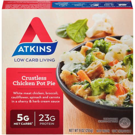 Atkins Crustless Chicken Pot Pie logo