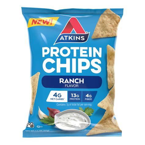 Atkins Ranch Protein Chips logo