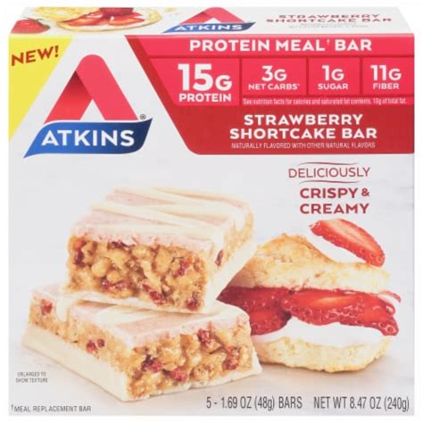 Atkins Strawberry Shortcake Bar