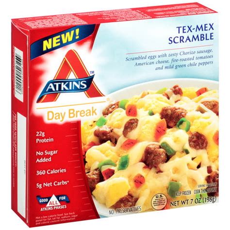 Atkins Tex-Mex Scramble logo