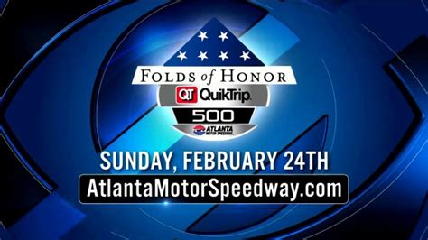 Atlanta Motor Speedway TV Spot, '2020 Folds of Honor QuikTrip 500'