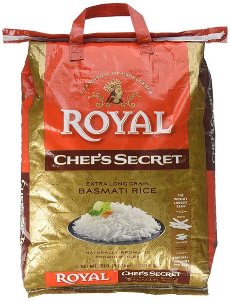 Authentic Royal Chef's Secret Extra Long Grain Basmati Rice logo