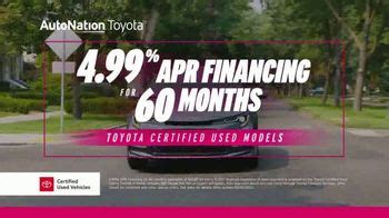 AutoNation Toyota TV Spot, 'Get You Going: 4.99 APR Financing'