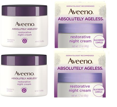 Aveeno Absolutely Ageless Restorative Night Cream commercials