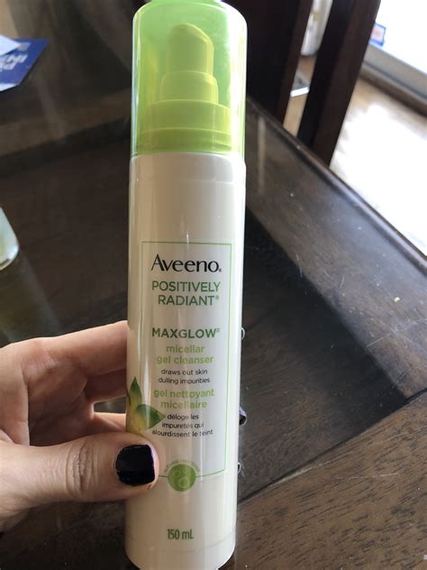 Aveeno Positively Radiant MaxGlow Micellar Gel Cleanser commercials