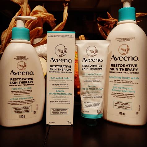 Aveeno Restorative Skin Therapy Body Wash logo