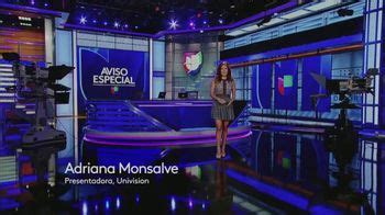 Aviso Especial TV Spot, 'Univision: canales' con Adriana Monsalve created for Univision Communications, Inc.