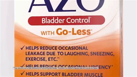 Azo Bladder Control TV commercial - Ive Had It